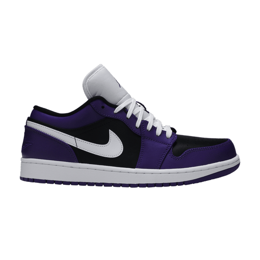 Jordan 1 Low Court Purple Black
