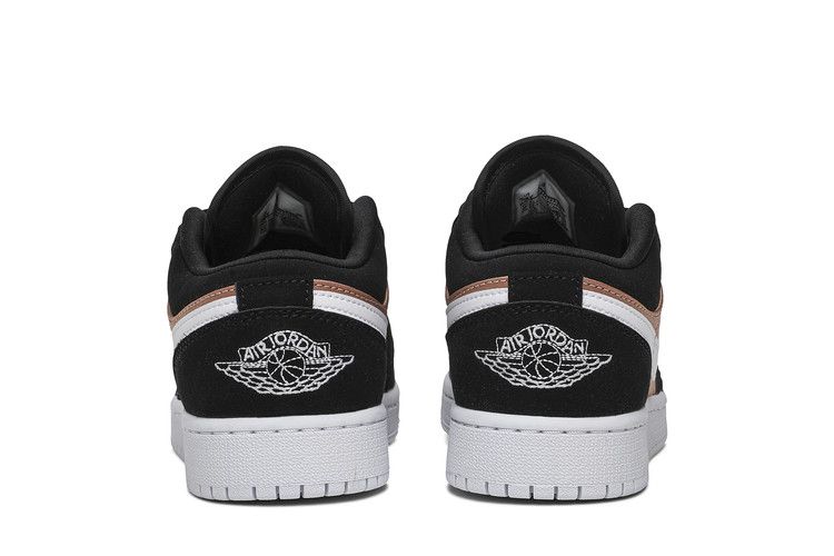 Jordan 1 Low Black White Rose Gold (GS)