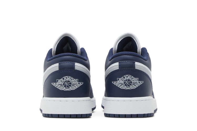 Jordan 1 Low Midnight Navy Wolf Grey (GS)