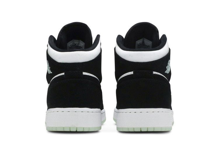 Jordan 1 Mid White Black Teal Tint (GS)