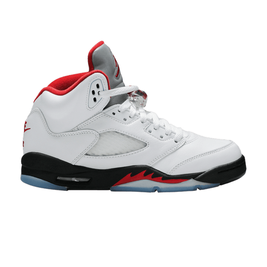 Jordan 5 Retro Fire Red Silver Tongue (2020) (GS)