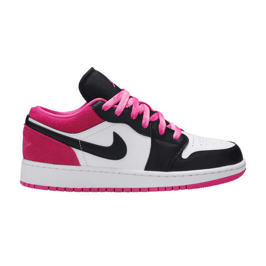 Jordan 1 Low Black Active Fuchsia (GS)