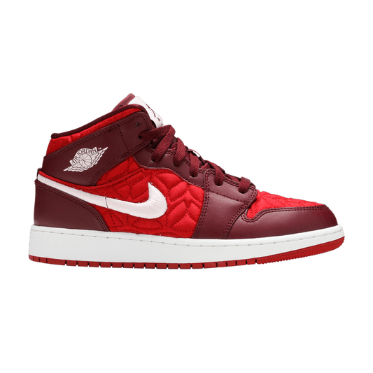 Jordan 1 Mid SE Red Quilt (GS)