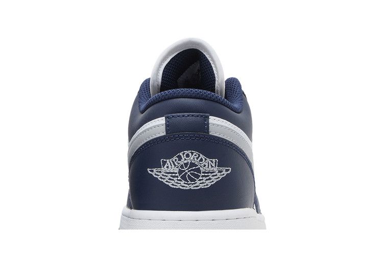 Jordan 1 Low Midnight Navy Wolf Grey (GS)