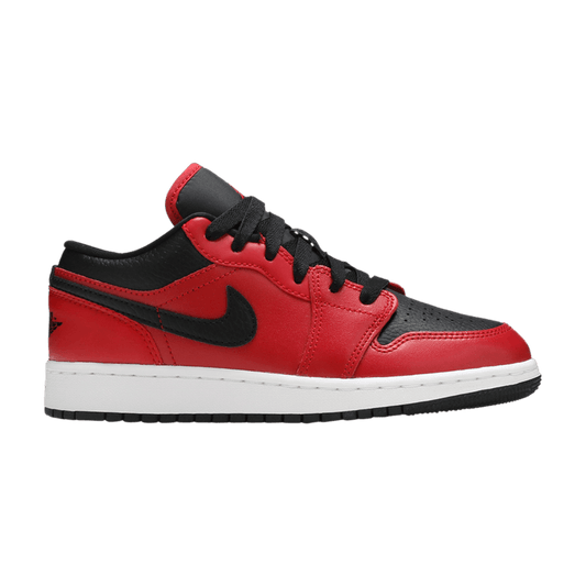 Jordan 1 Low Gym Red Black Pebbled (GS)