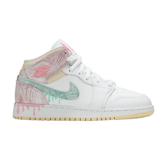 Jordan 1 Mid Paint Drip (GS)