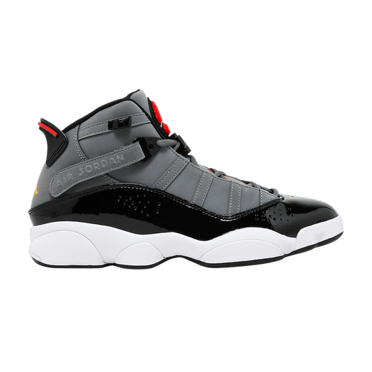 Jordan 6 Rings Smoke Grey Black Red Gold