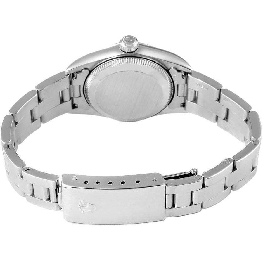 Rolex Oyster Perpetual 26 Steel & White Gold Bezel Watch 176234