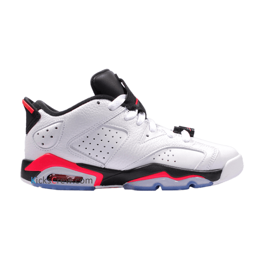 Jordan 6 Retro Low White Infrared 23 Black (GS)