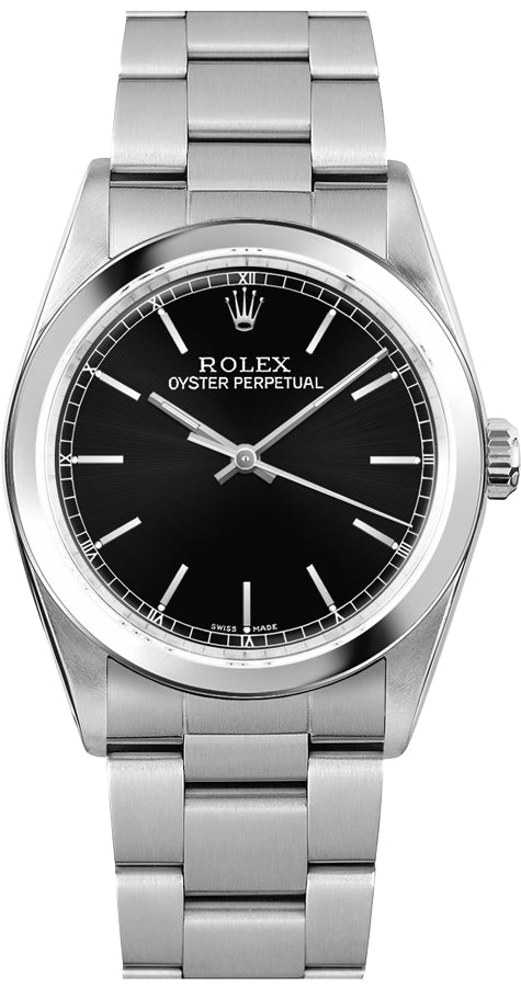 Rolex Oyster Perpetual 31 Black Dial Steel Women's Watch 77080
