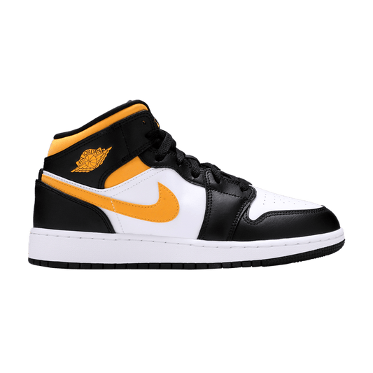 Jordan 1 Mid White Pollen Black (GS)
