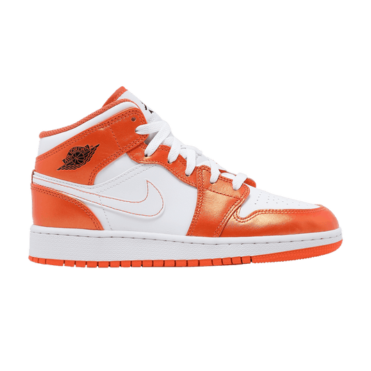 Jordan 1 Mid Metallic Orange (GS)