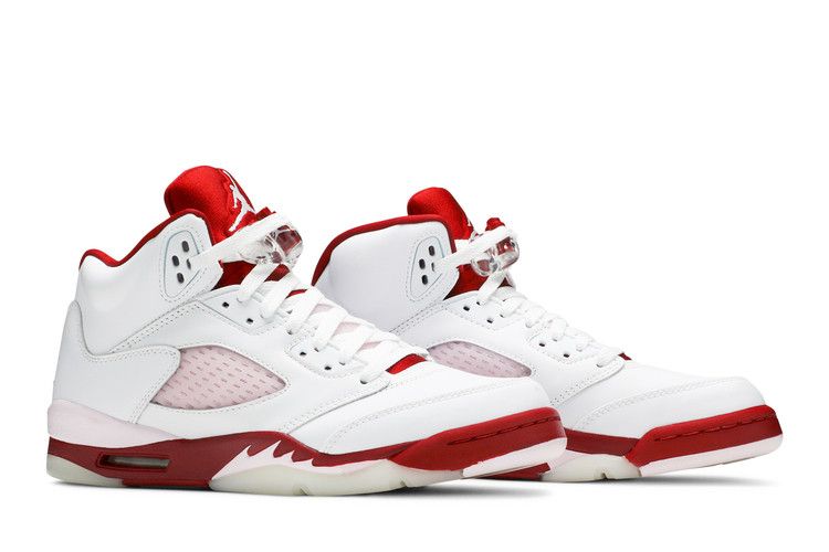 Jordan 5 Retro White Pink Red (GS)
