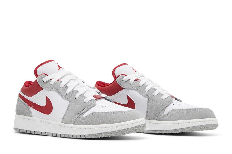 Jordan 1 Low SE Smoke Grey Gym Red (GS)
