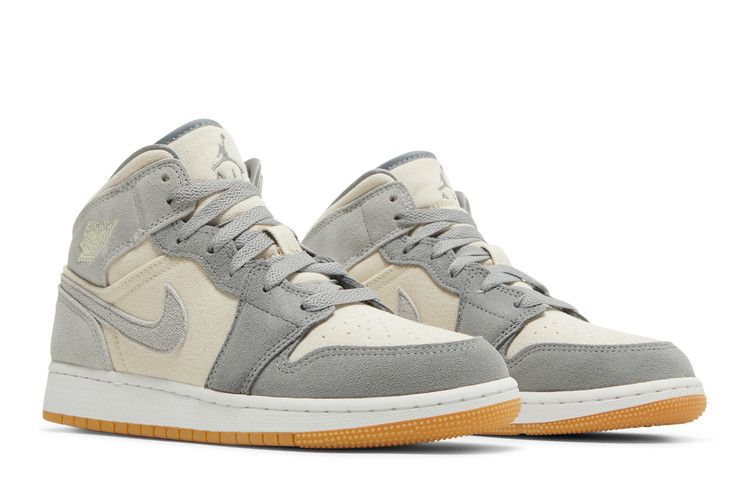 Jordan 1 Mid SE Coconut Milk Particle Grey (GS)