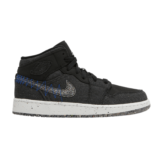 Jordan 1 Mid SE Crater Black (GS)