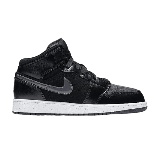 Jordan 1 Mid Premium Black Dark Grey (GS)