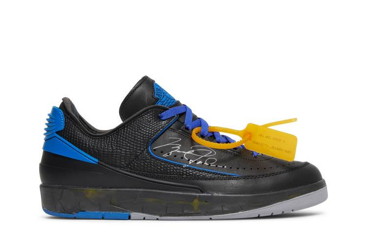 Jordan 2 Retro Low SP Off-White Black Blue