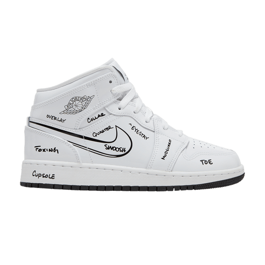 Jordan 1 Mid Schematic (GS)