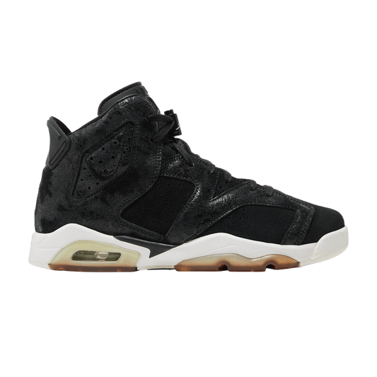 Jordan 6 Retro Heiress Black Suede (GS)
