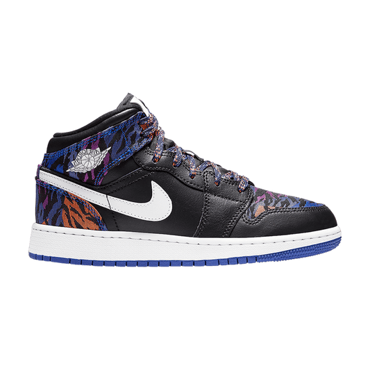 Jordan 1 Mid Multi-Color Tiger Stripe (GS)