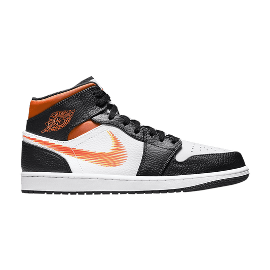 Jordan 1 Mid Zig Zag Swoosh