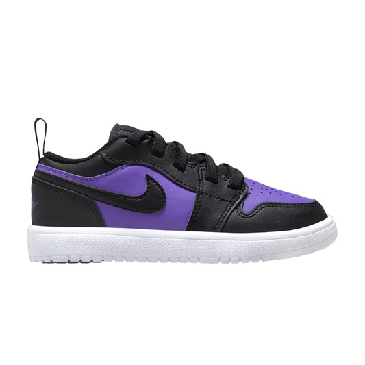 Jordan 1 Low ALT Purple Venom White Black (PS)