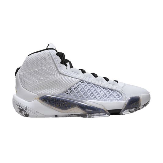 Jordan 38 White Black Pure Platinum Metallic Gold (GS)