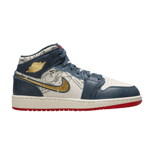 Jordan 1 Mid SE Take Flight Gold Swoosh (GS)