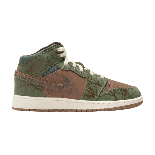 Jordan 1 Mid Treeline (GS)