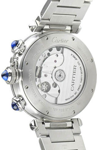 Cartier Pasha 41mm Steel Chronograph Men's Watch WSPA0018