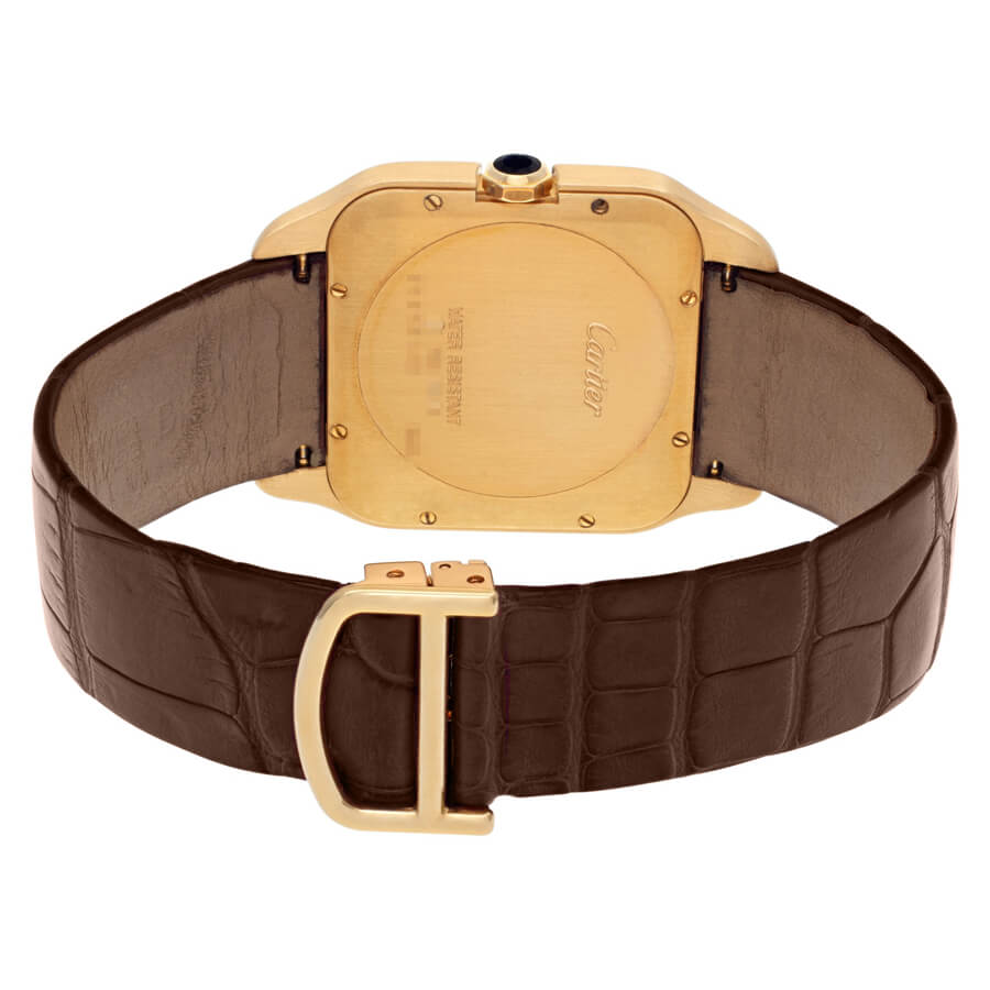 Cartier Santos Dumont 18k Yellow Gold Men's Watch W2008751