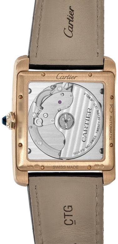 Cartier Tank MC Solid Rose Gold Men's Watch W5330001