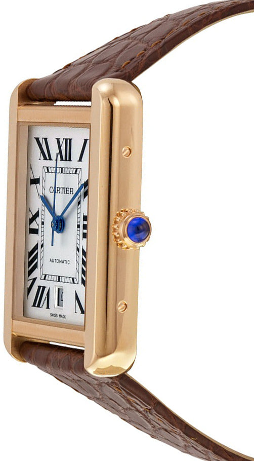 Cartier Tank Solo Solid 18k Rose Gold Watch W5200026