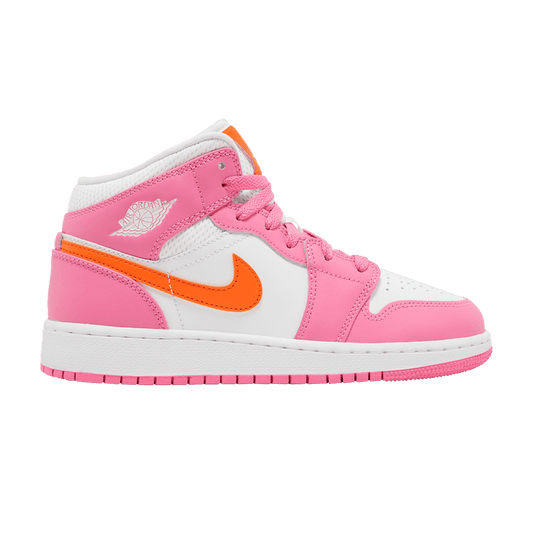 Jordan 1 Mid Pinksicle Safety Orange (GS)