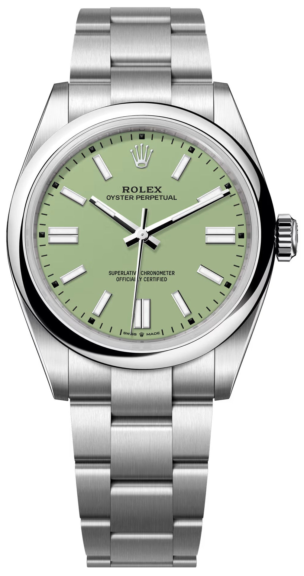 Rolex Oyster Perpetual 41 Green Dial Men's Watch 134300-0006