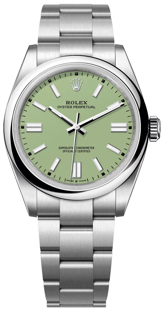 Rolex Oyster Perpetual 41 Green Dial Men's Watch 134300-0006