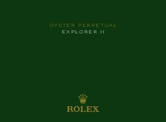 Rolex Explorer II Black Dial Stainless Steel Men's Watch 216570-0002