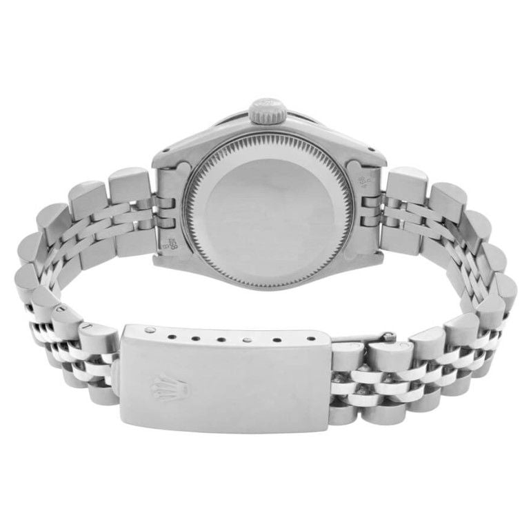 Rolex Lady-Datejust 26 Silver Line Dial Women's Watch 69174