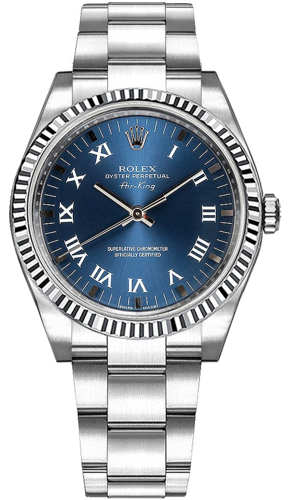 Rolex Oyster Perpetual Air-King Stainless Steel Watch 114234