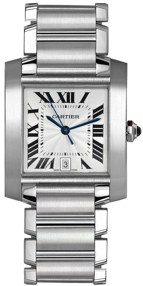 Cartier Tank Francaise Silver Dial Luxury Men's Watch W51002Q3