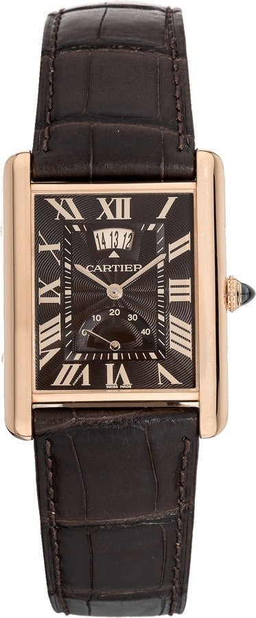 Cartier Tank Louis 18k Rose Gold Men's Watch W1560002