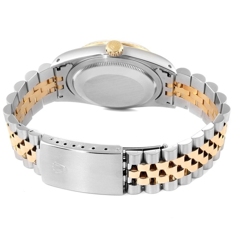 Rolex Datejust 36 Gold Jubilee Two Tone Unisex Watch 16233