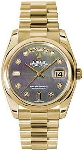 Rolex Day-Date 36 Yellow Gold Watch 118208