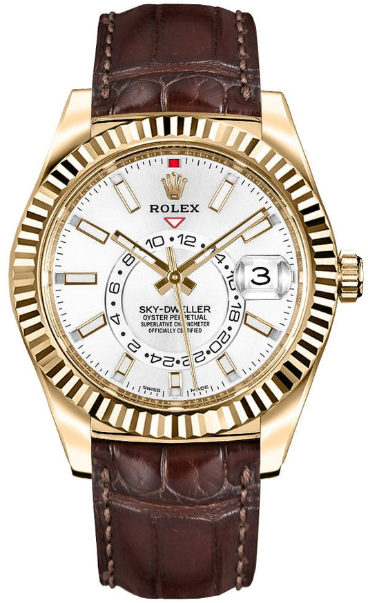 Rolex Sky-Dweller Gold Men's Watch 326138-0010