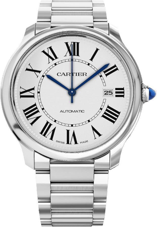 Cartier Ronde Must Stainless Steel Automatic Men's Watch WSRN0035