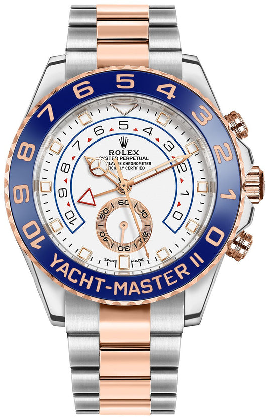 Rolex Yacht-Master II Steel & Rose Gold Luxury Men's Watch 116681-0002