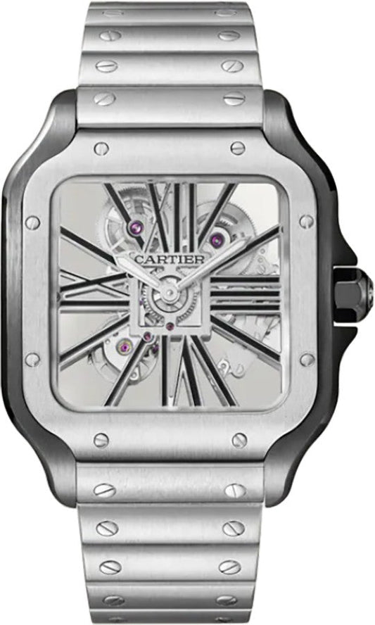 Cartier Santos De Cartier Large Manual Winding Men's Watch WHSA0027