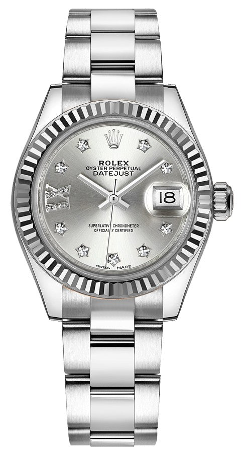 Rolex Lady-Datejust 28 Stainless Steel Women's Watch 279174-0022