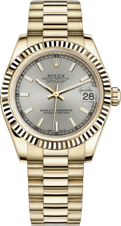 Rolex Datejust 31 Yellow Gold Watch 178278-0028
